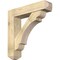 Ekena Millwork Olympic Craftsman Rough Sawn Bracket w/ Offset Brace, Douglas Fir, 8"W x 36"D x 36"H BKT0806X36X36OLY04RDF - alternate 1